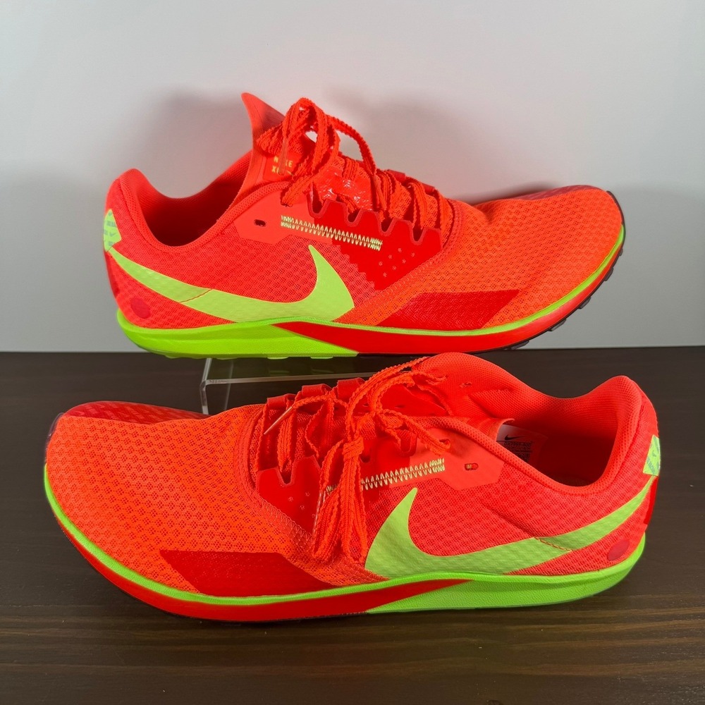 Nike Zoom Rival Waffle 6 Hyper Orange Volt Men's Size 11 DX7999-800 Racing Shoes - Picture 2 of 11